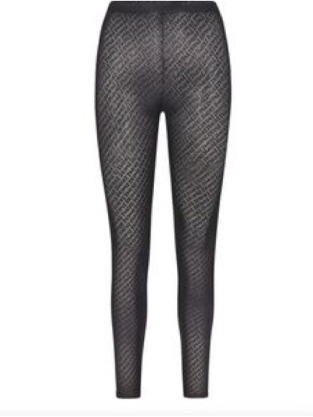 Skims Logo Mesh Foil Leggings